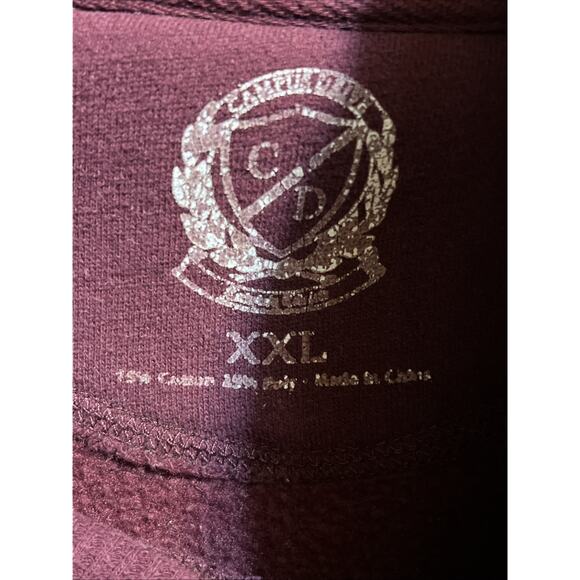 Logo Athletic VTG Men’s XXL Red Hoodie Montana Grizzlies Sweatshirt Pullover - Picture 3 of 9